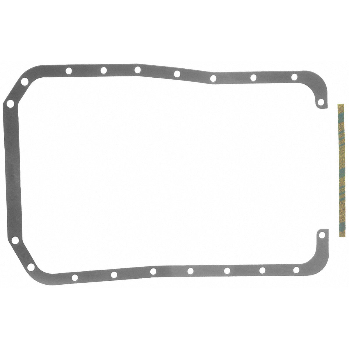 Fel-Pro 1826 Engine Oil Pan Gasket Set Rubber-coated fiber w/steel core - front view