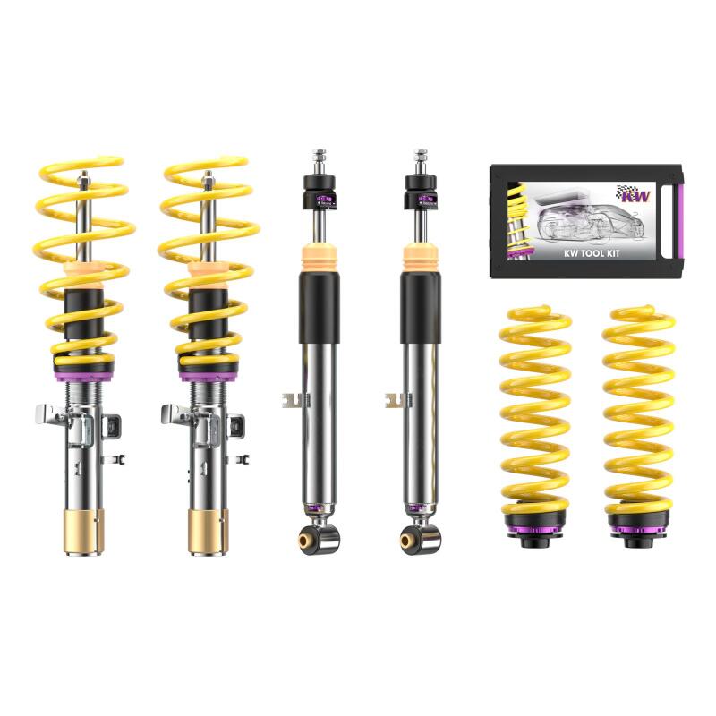 KW BMW 3 series F30, 4 series F32, 2WD w/ EDC V3 Leveling Coilover Bundle - 352082000G