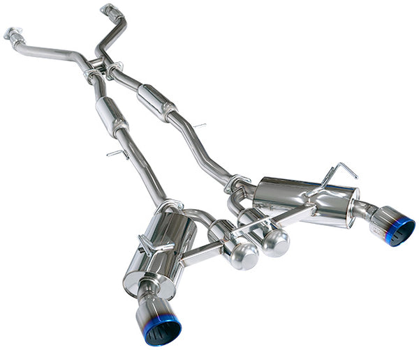 HKS Super Turbo Muffler Catback Exhaust 2023+ Nissan Z RZ34 VR30DDTT - 31029-AN011 for 2023-2026 Nissan Z - front view