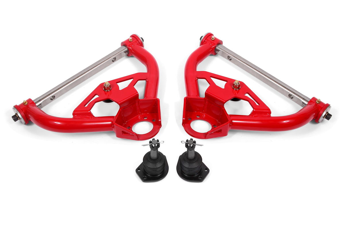 BMR 78-87 G-Body Non-Adj. Upper A-Arms (Polyurethane) - Red - AA012R