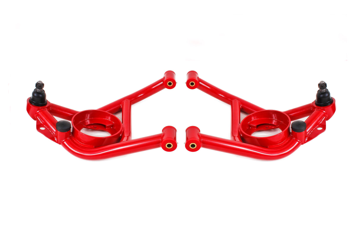 BMR 70-81 2nd Gen F-Body Non-Adj. Lower A-Arms (Polyurethane) - Red - AA014R