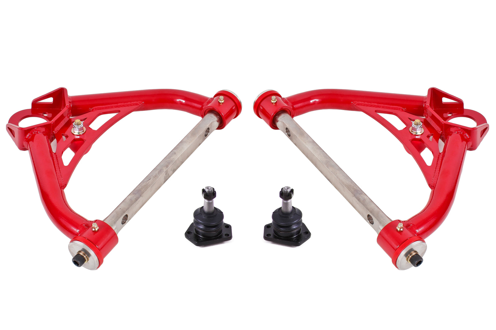 BMR 70-81 2nd Gen F-Body Non-Adj. Upper A-Arms (Polyurethane) - Red - AA015R
