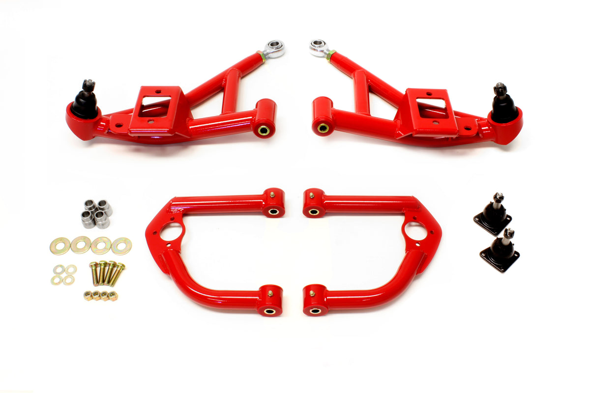BMR 93-02 F-Body Upper And Lower A-Arm Kit - Red - AA032R
