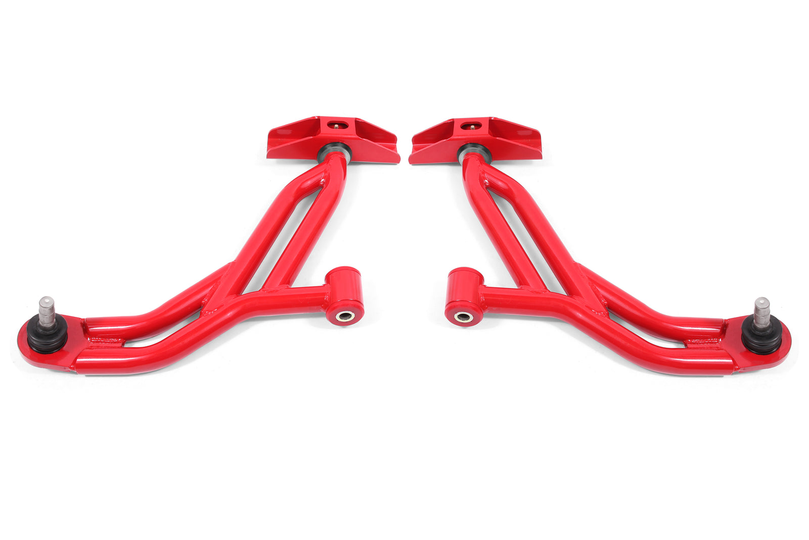 BMR 05-14 Ford Mustang Lower A-Arms - Red - Non-Adjustable - AA750R