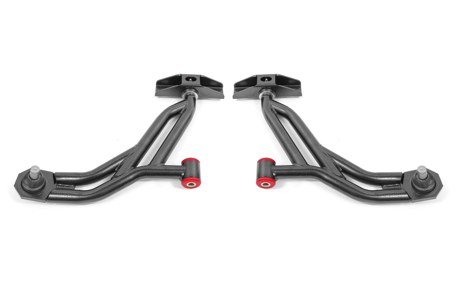 BMR 10-14 Ford Mustang / Shelby GT500 Non-Adj. Lower A-Arms (Poly/Delrin) - Black Hammertone - AA754H