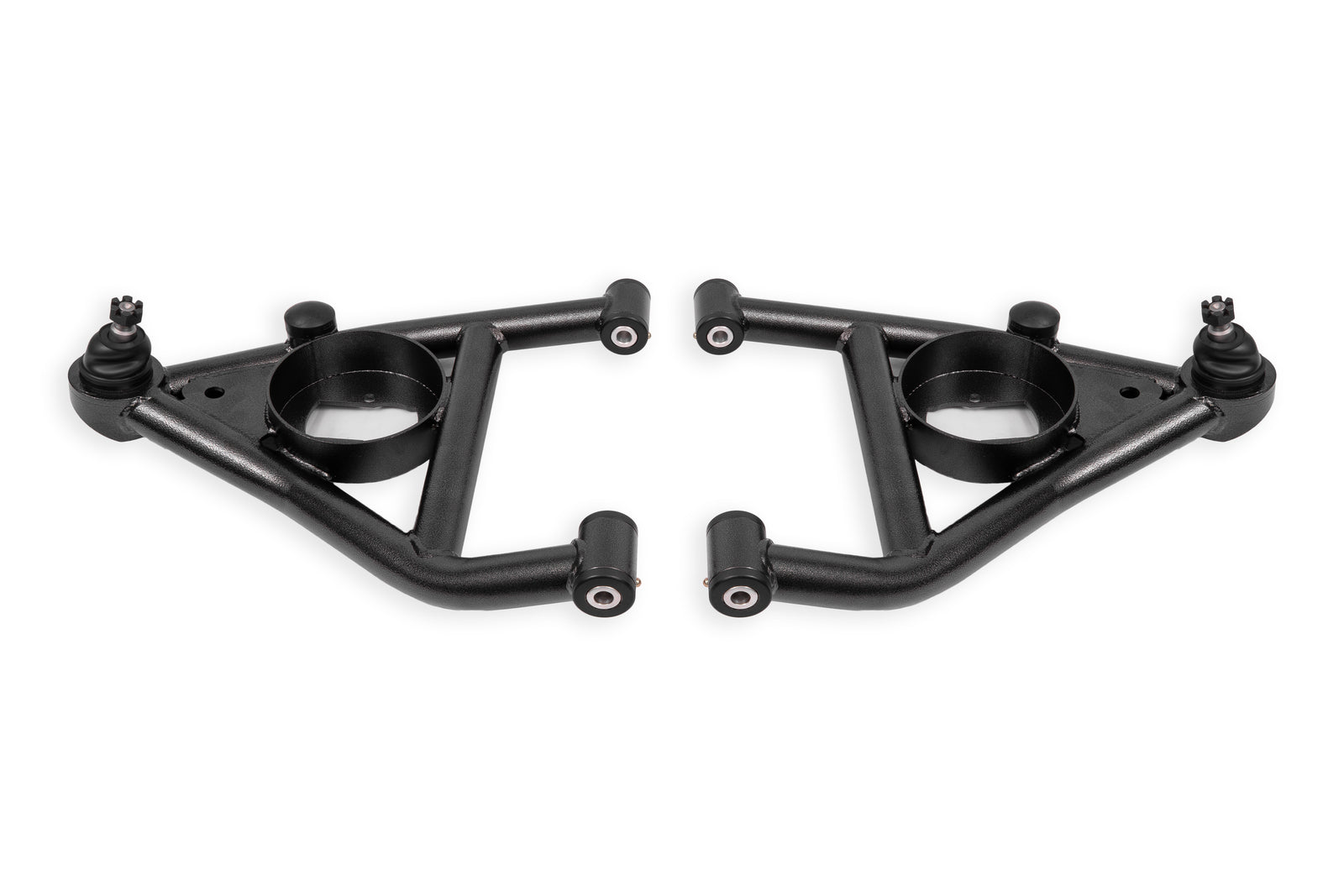 BMR 67-69 Chevrolet Camaro w/Rear Bump Stops Lower A-Arms w/STD Ball Joint Delrin - Black Hammertone - AAL316H