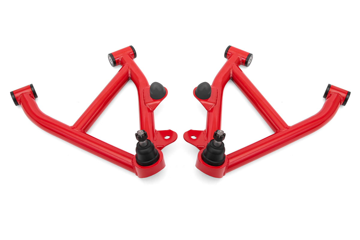 BMR 82-92 GM F-Body A-Arms Lower DOM Non-Adj Delrin Bushings Coilover - Red - AAL333R