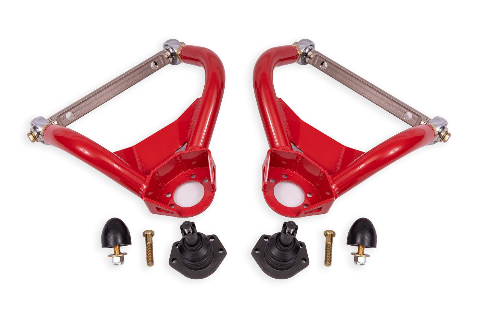 BMR 64-72 GM A-Body Adjustable Upper A-Arms Standard Ball Joint - Red - AAU403R