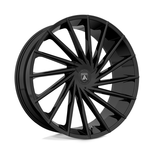 Asanti Black Abl-18 Matar 22X9 BLANK +30MM Gloss Black