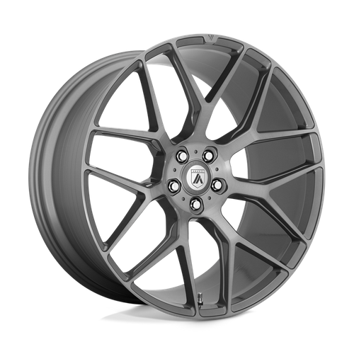 Asanti Black Abl-27 Dynasty 22X10.5 5X130 +35MM Titanium Brushed