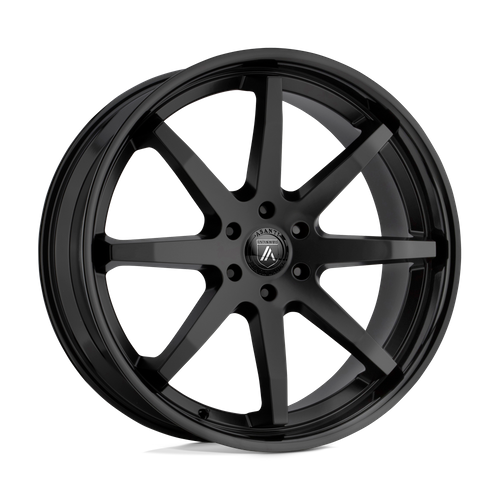 Asanti Black Abl-32 Kaiser 20X9 6X135 +30MM Satin Black W/ Gloss Black Lip