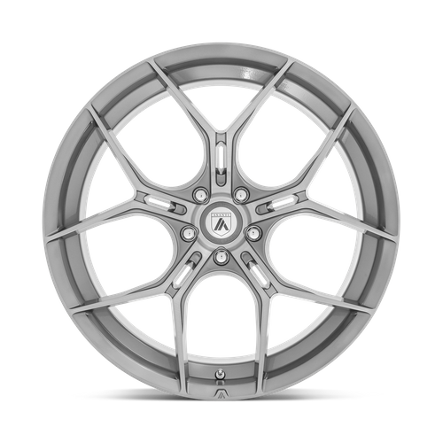 Asanti Black Abl-37 Monarch 22X9 5X112 +38MM Titanium Brushed