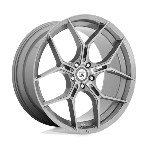 Asanti Black Abl-37 Monarch 22X10.5 5X120 +40MM Titanium Brushed