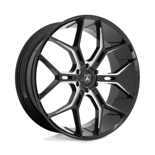 Asanti Black Abl-38 Monarch Truck 22X9.5 6X135 +38MM Gloss Black Milled