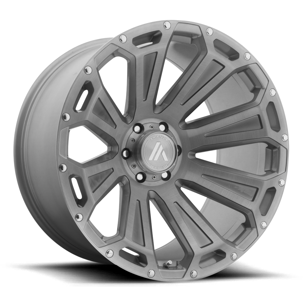 Asanti - AB813 20X10 8X180 Titanium-brushed -12
