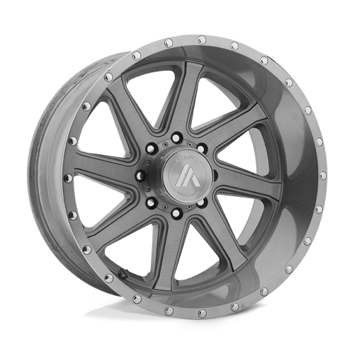Asanti - AB814 22X12 6X135 Titanium-brush (L) -40