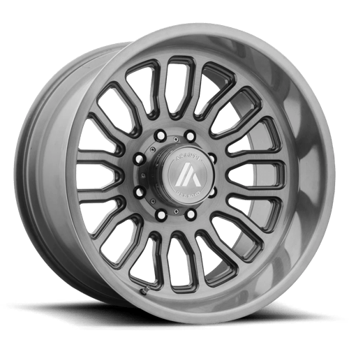 Asanti - AB815 20X10 5X5.0 Titanium-brush -12MM