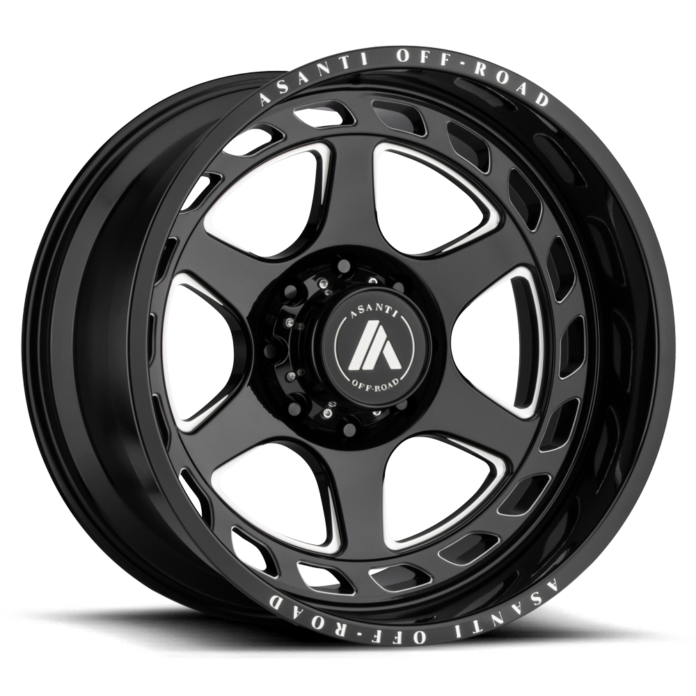 Asanti - AB816 20X10 6X5.5 G-blk Mill -18MM