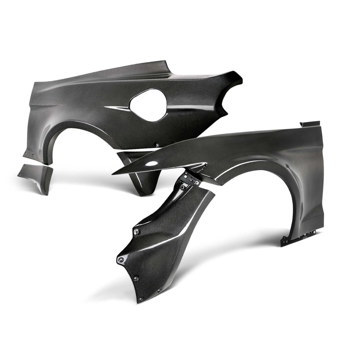 Anderson Composites 15-17 Ford Mustang Type-JTP Fender Flares (10 Piece Set) - AC-15MUWBC