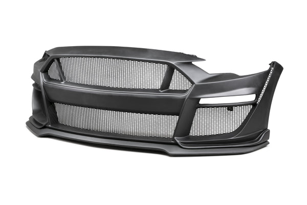 Anderson Composites 18-19 Ford Mustang Type-ST Fiberglass Front Bumper w/Lip (Req Anderson Fenders) - AC-FB18FDMU-ST-GF