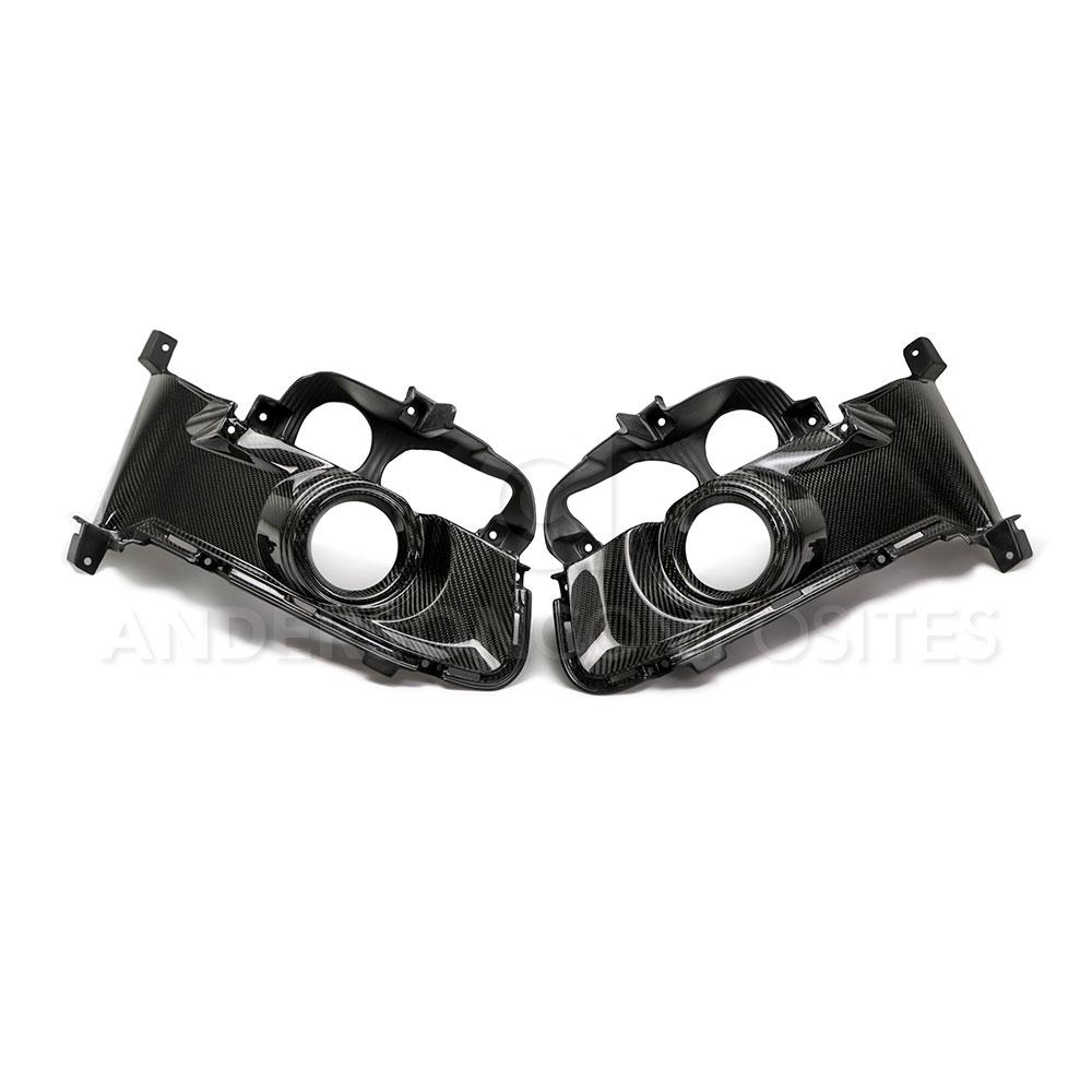 Anderson Composites 15-17 Ford Mustang Fog Light Surrounds - AC-FLS15FDMU