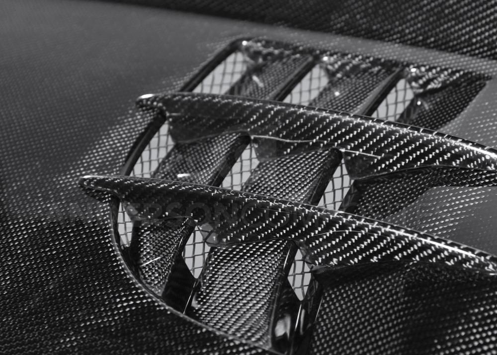 Anderson Composites 10-13 Chevy Camaro TTII-Style Carbon Fiber Hood - AC-HD1011CHCAM-TTII