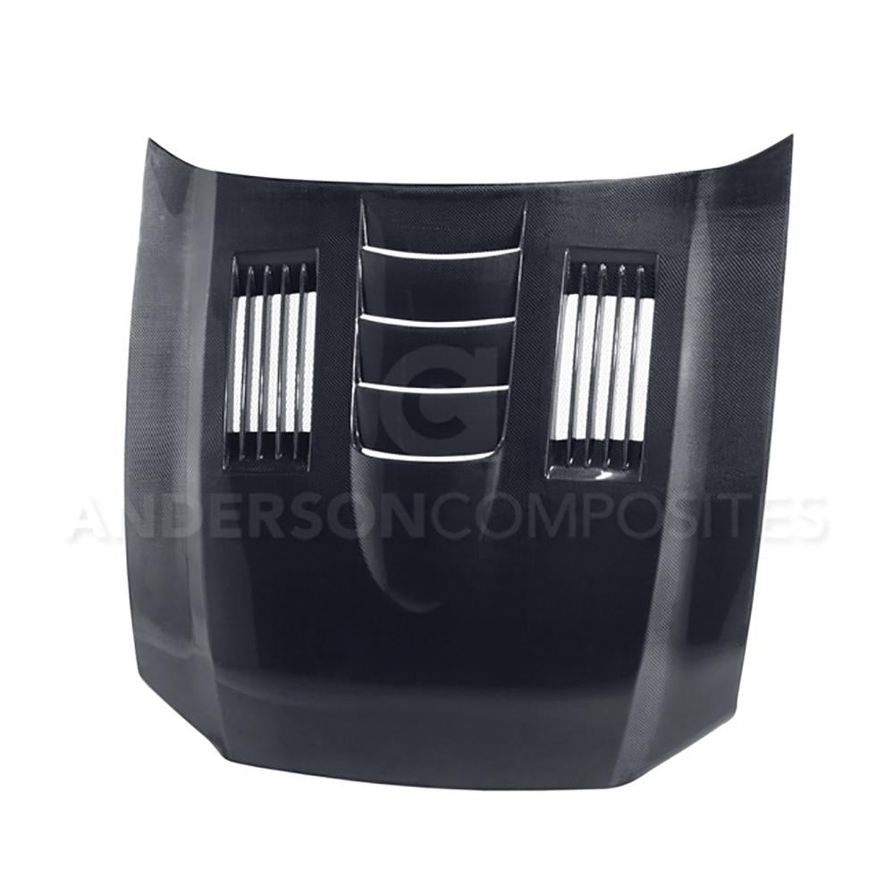 Anderson Composites 10-14 Ford Mustang/Shelby GT500 and 2013-2014 GT/V6 Type-SS Hood - AC-HD1011FDMU-SS