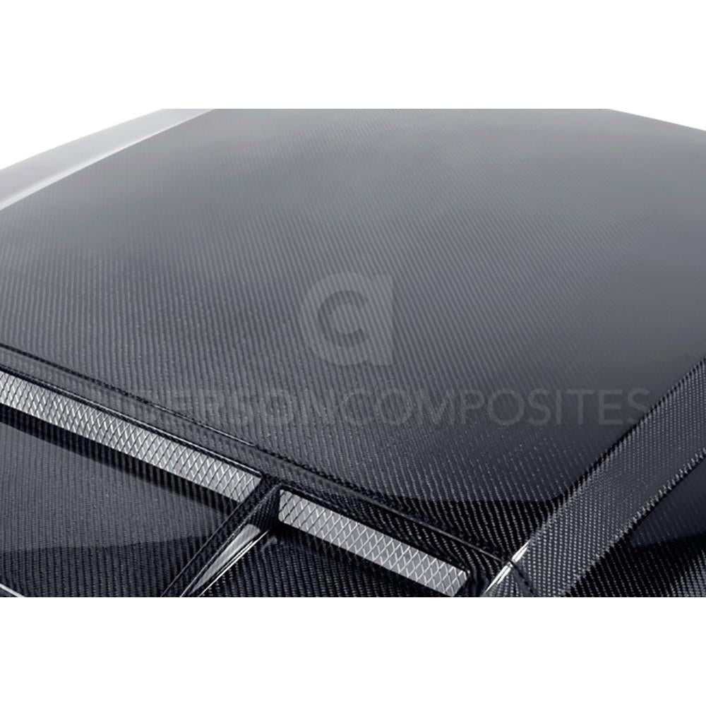 Anderson Composites 10-14 Ford Mustang/Shelby GT500 and 2013-2014 GT/V6 Ram Air Type-CR Hood - AC-HD1011FDMU-TS