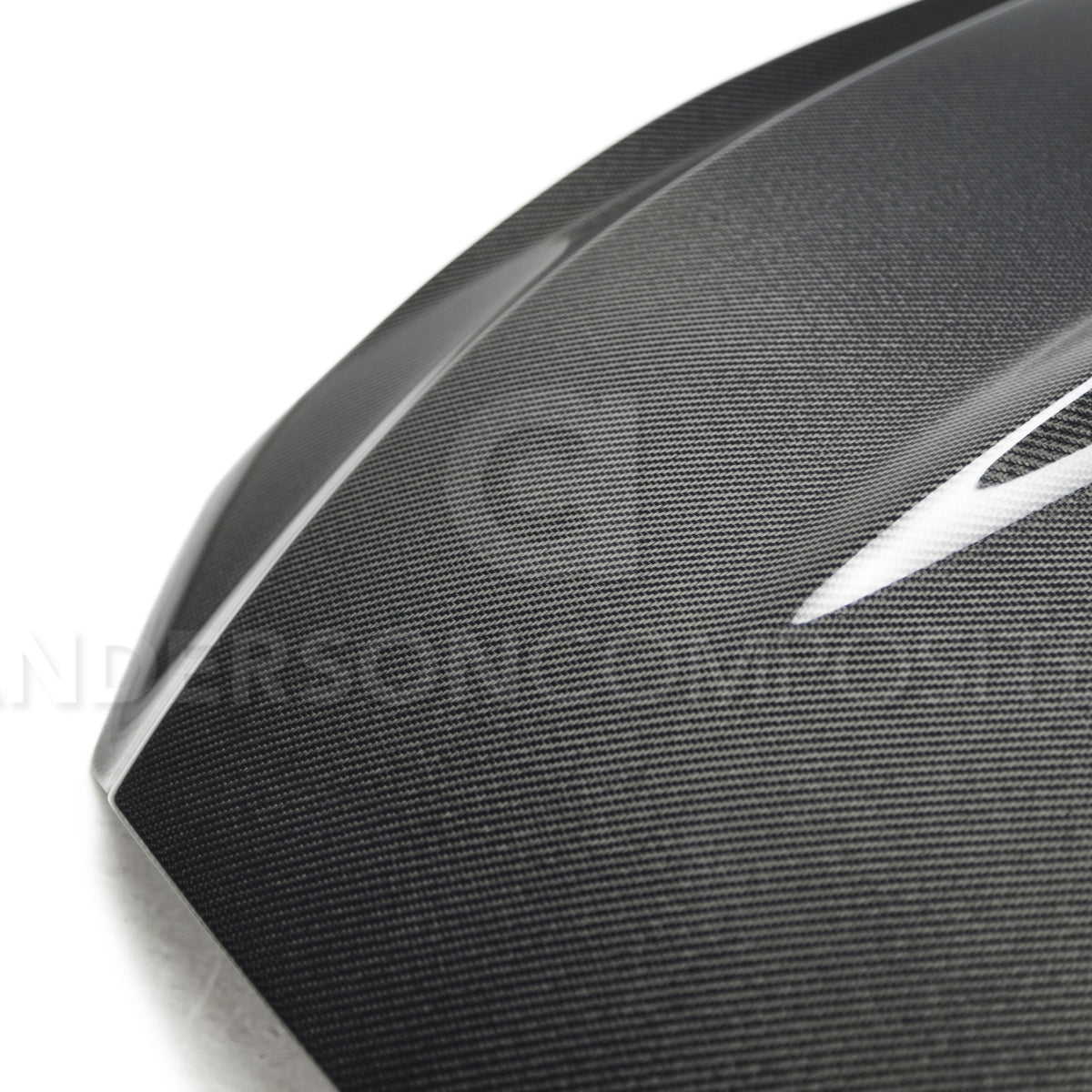 Anderson Composites 15-17 Ford Mustang (Excl. GT350/GT350R) Double Sided Type-GT5 Carbon Fiber Hood - AC-HD15FDMU-GT5-DS