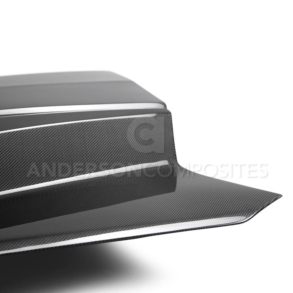 Anderson Composites 2016+ Chevy Camaro Carbon Fiber Double Sided Hood - AC-HD16CHCAM-CP-DS