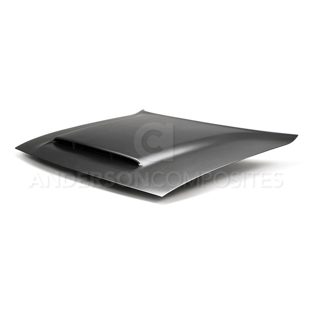 Anderson Composites 2018 Dodge Demon Type-OE Dry Carbon Fiber Hood - AC-HD18DGCHDM-OE-DRY