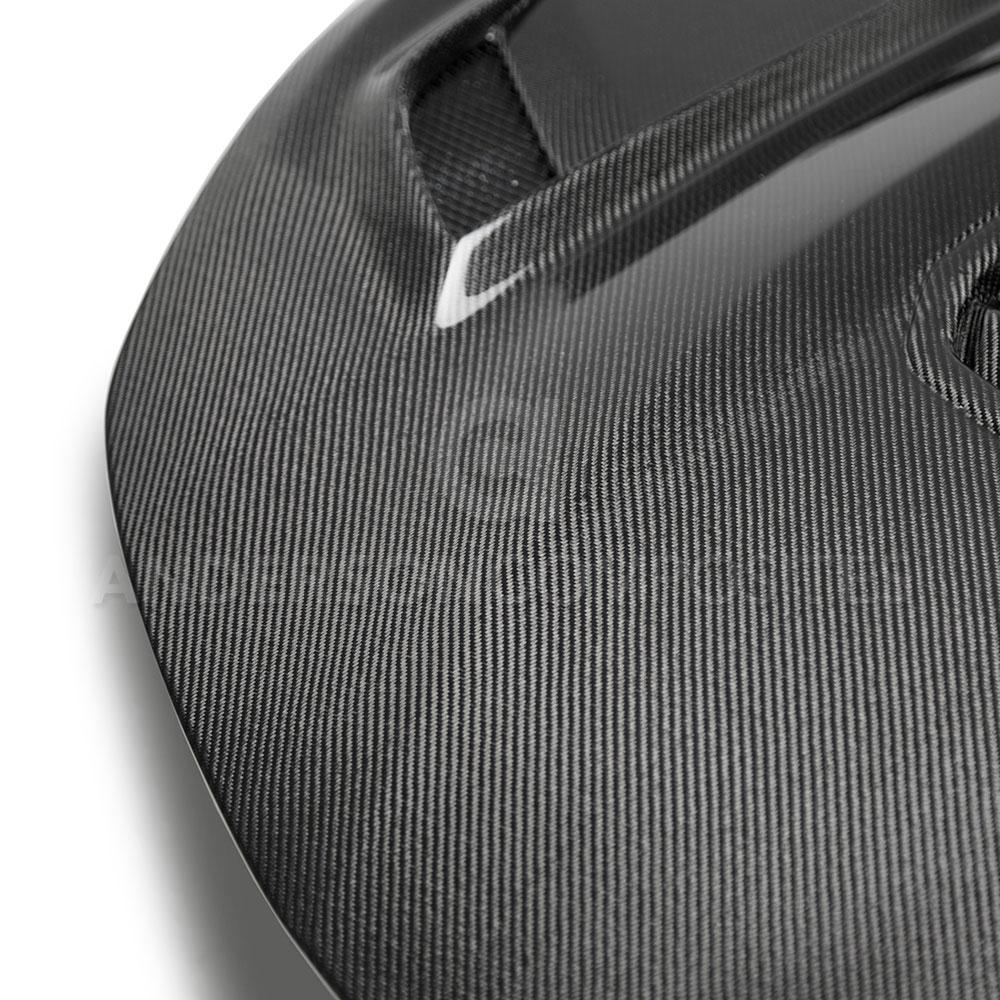 Anderson Composites 16-19 Chevrolet Camaro Double Sided Carbon Fiber Type-T2 Style Hood - AC-HD19CHCAM-T2-DS