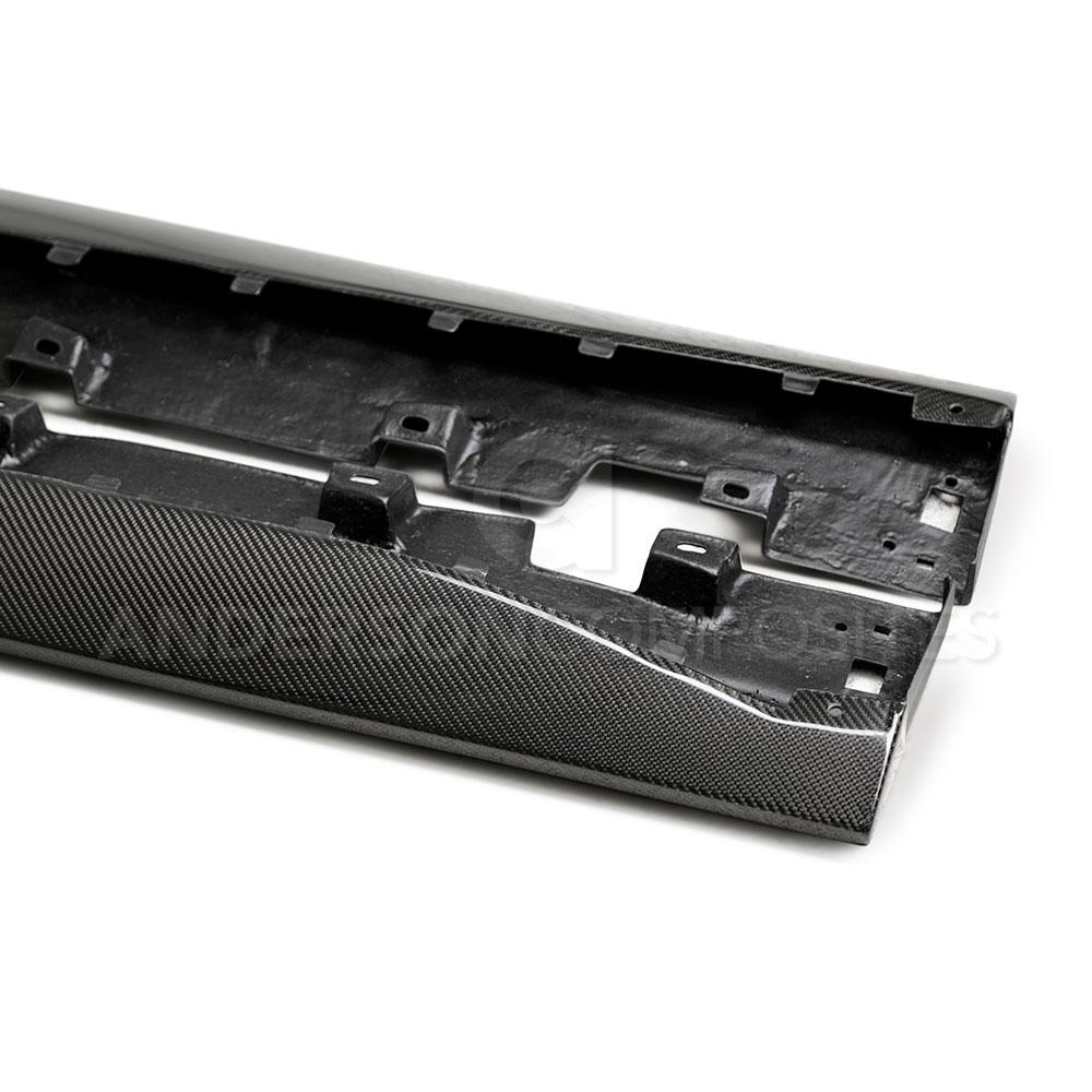 Anderson Composites 2015-2017 Ford Mustang GT350 Style Rocker Panel Splitter - AC-SS15FDMU-GR