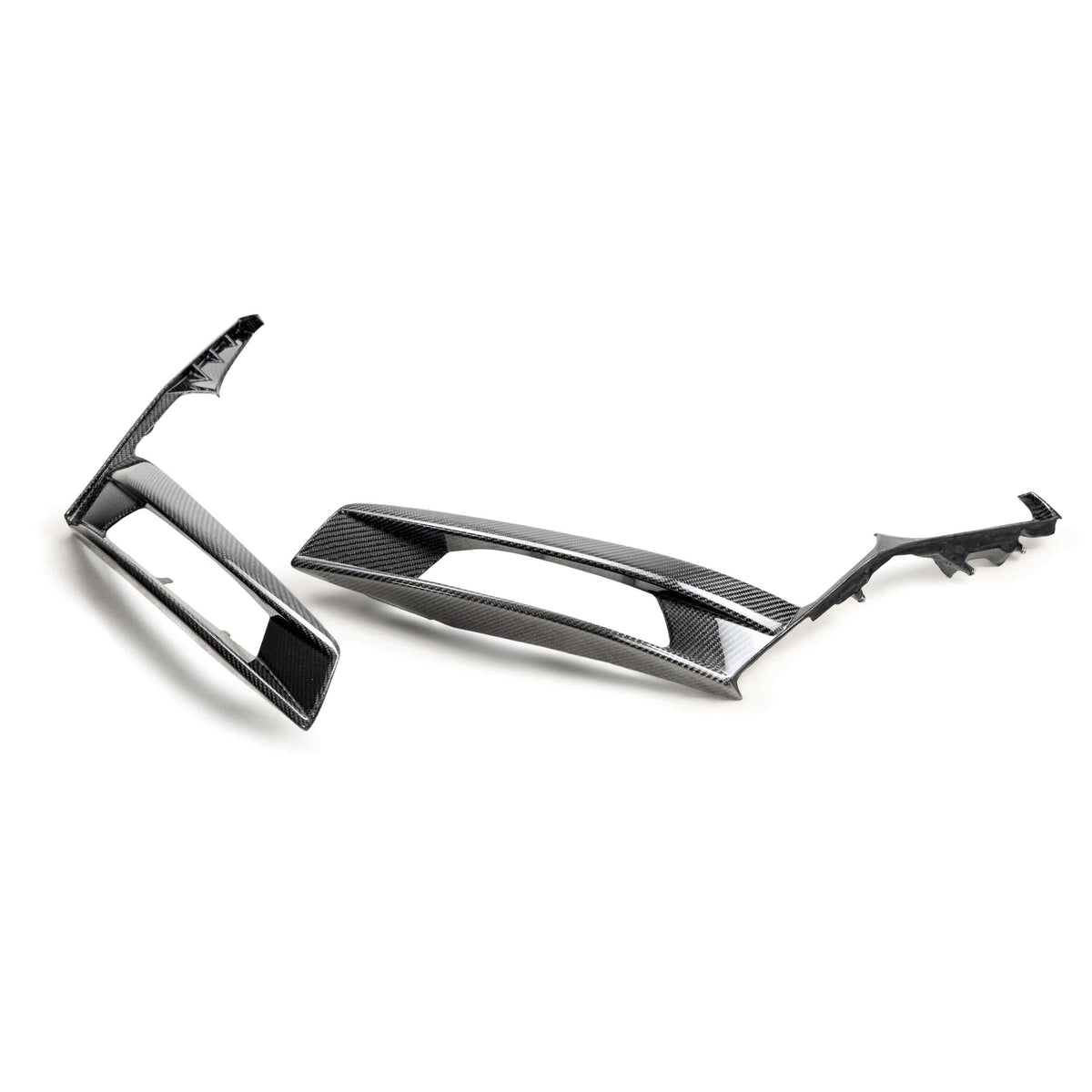 Anderson Composites 20-22 Ford Mustang Carbon Fiber Turn Signal Bezels - AC-TSC20FDMU500