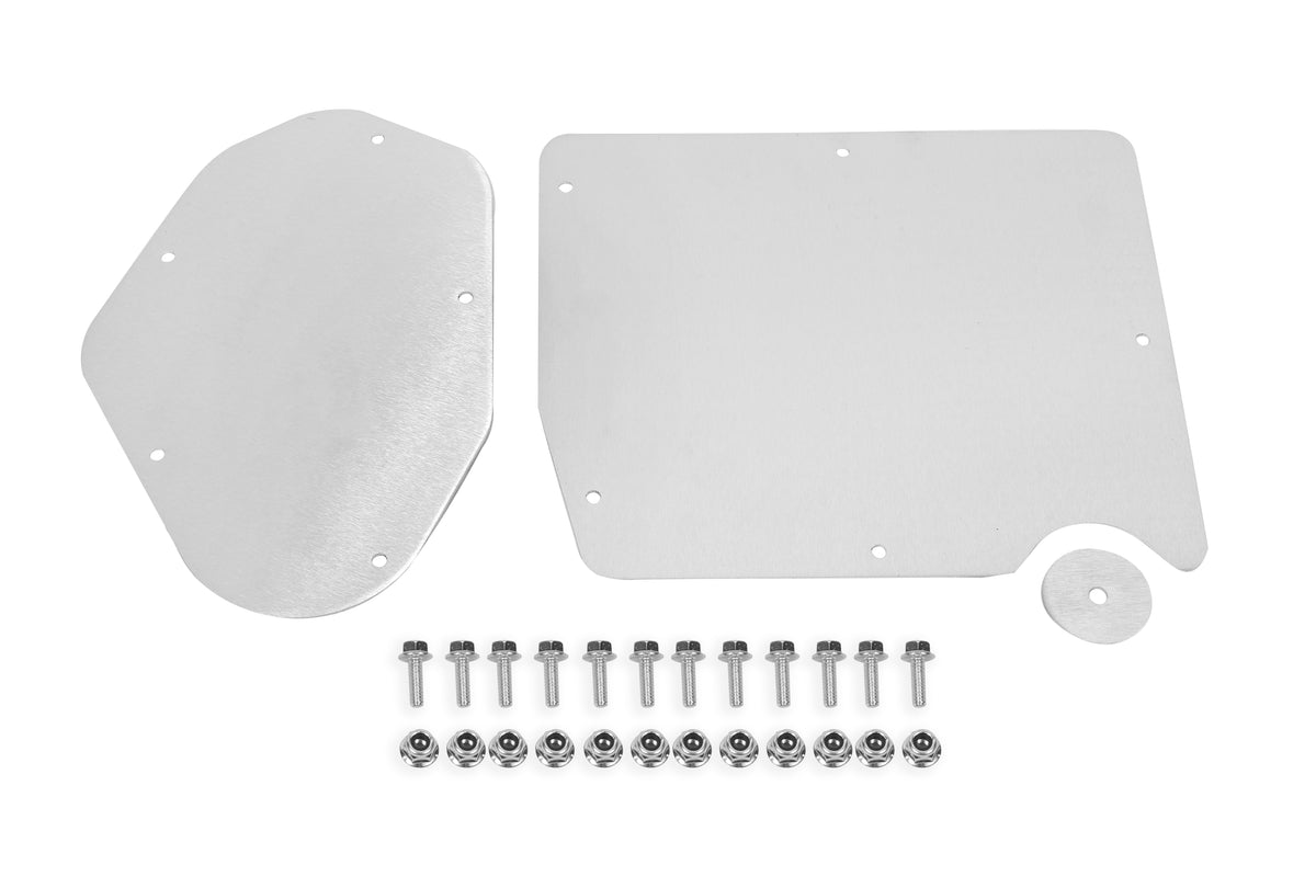 BMR 15-20 Ford Mustang A/C & Heater Delete Panel (Aluminum) - Bare - ACD761