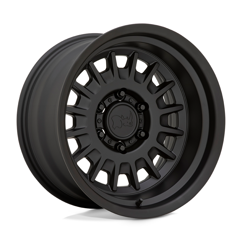 Black Rhino Hard Alloys Aliso 18X9 5X150 +12MM Matte Black