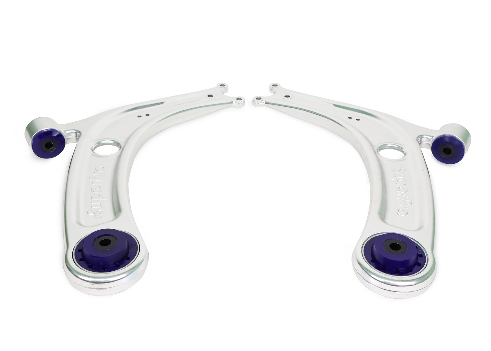 SuperPro - Alloy Front Lower Control Arm Set (Additional Positive Caster & Negative Camber) - ALOY0018K