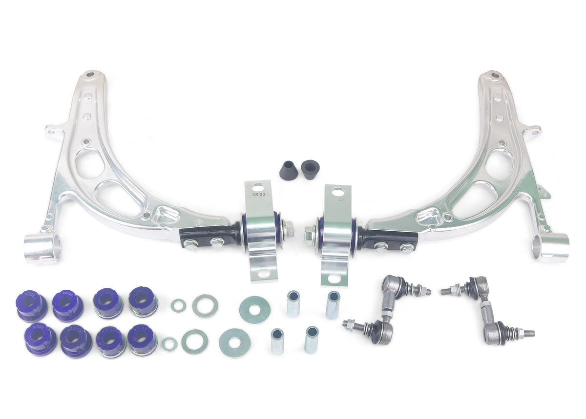 SuperPro - Alloy Front Lower Control Arm Set - GC & GD Impreza, WRX, & STI - ALOY0020K
