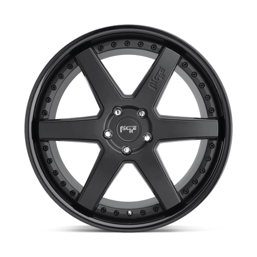 Niche 1PC M192 Altair 19X8.5 5X120 +35MM Gloss Black Matte Black