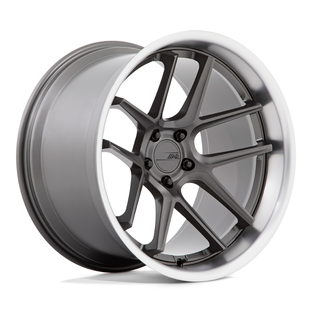 American Racing Ar942 Bishop 20X12 5X115 +6MM Matte Gunmetal W/ Machined Lip