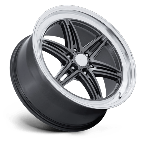 American Racing Ar953 Groove 6 Drag 20X9.5 6X139.7 +25MM Anthracite W/ Diamond Cut Lip