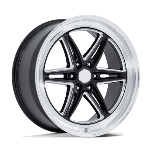 American Racing Ar953 Groove 6 Drag 20X9.5 6X135 +25MM Gloss Black Milled W/ Dc Lip