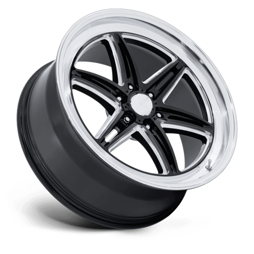 American Racing Ar953 Groove 6 Drag 20X9.5 6X135 +25MM Gloss Black Milled W/ Dc Lip