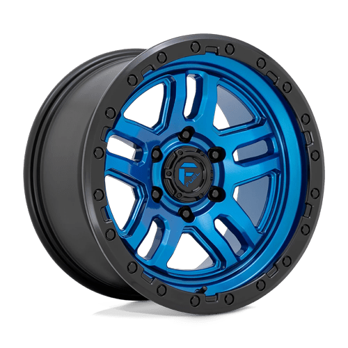 Fuel Off-Road Aluminum Wheels 20X10 Ammo D790 Blue W/ Black Lip