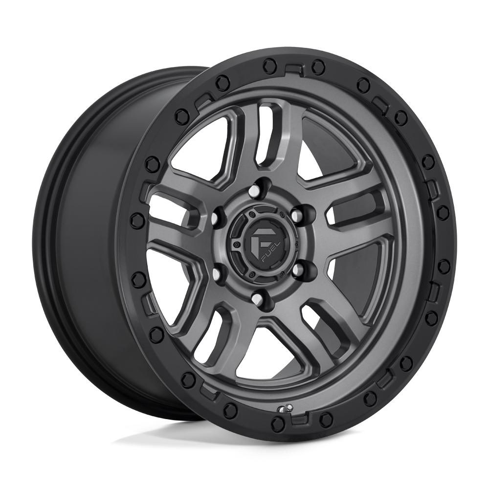 Fuel Off-Road D701 20X9 Matte Gunmetal Black Bead Ring 6x114.3 +1mm