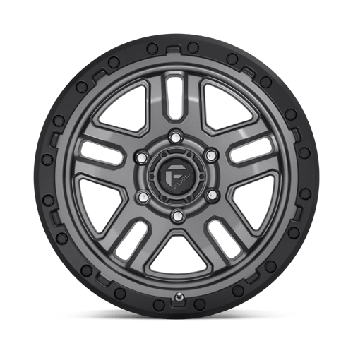 Fuel Off-Road D701 18X9 Matte Gunmetal Black Bead Ring 5x127 -12mm