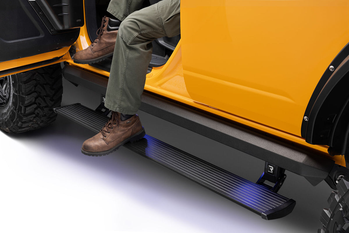 AMP Research 21-25 Ford Bronco 4 Door (Excl. Raptor) XL PowerStep - Black - 77140-01A
