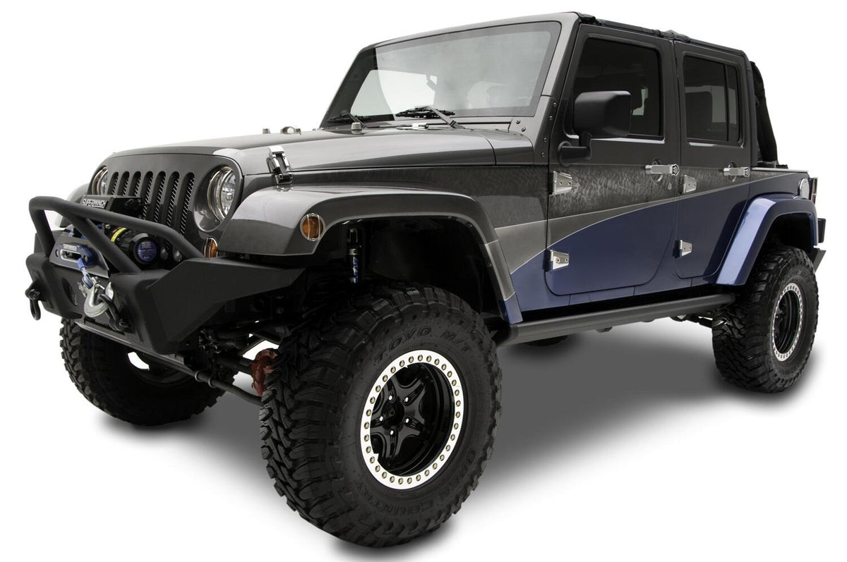 AMP Research 2007-2017 Jeep Wrangler JK 4 Door PowerStep - Black - 75122-01A