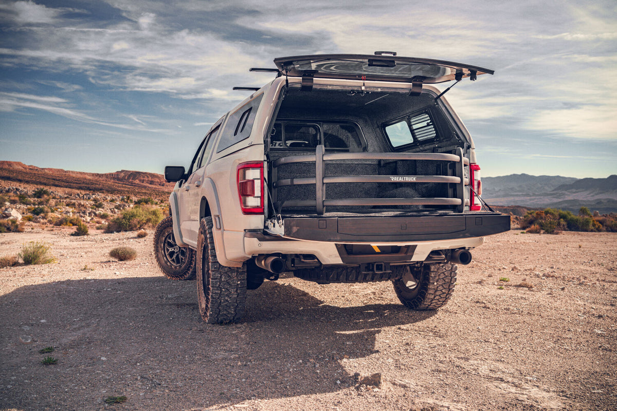 AMP Research 04-25 Ford F-150 Bedxtender HD Sport - Black (Optional No-Drill Brkt 74602-01A) - 74803-01A