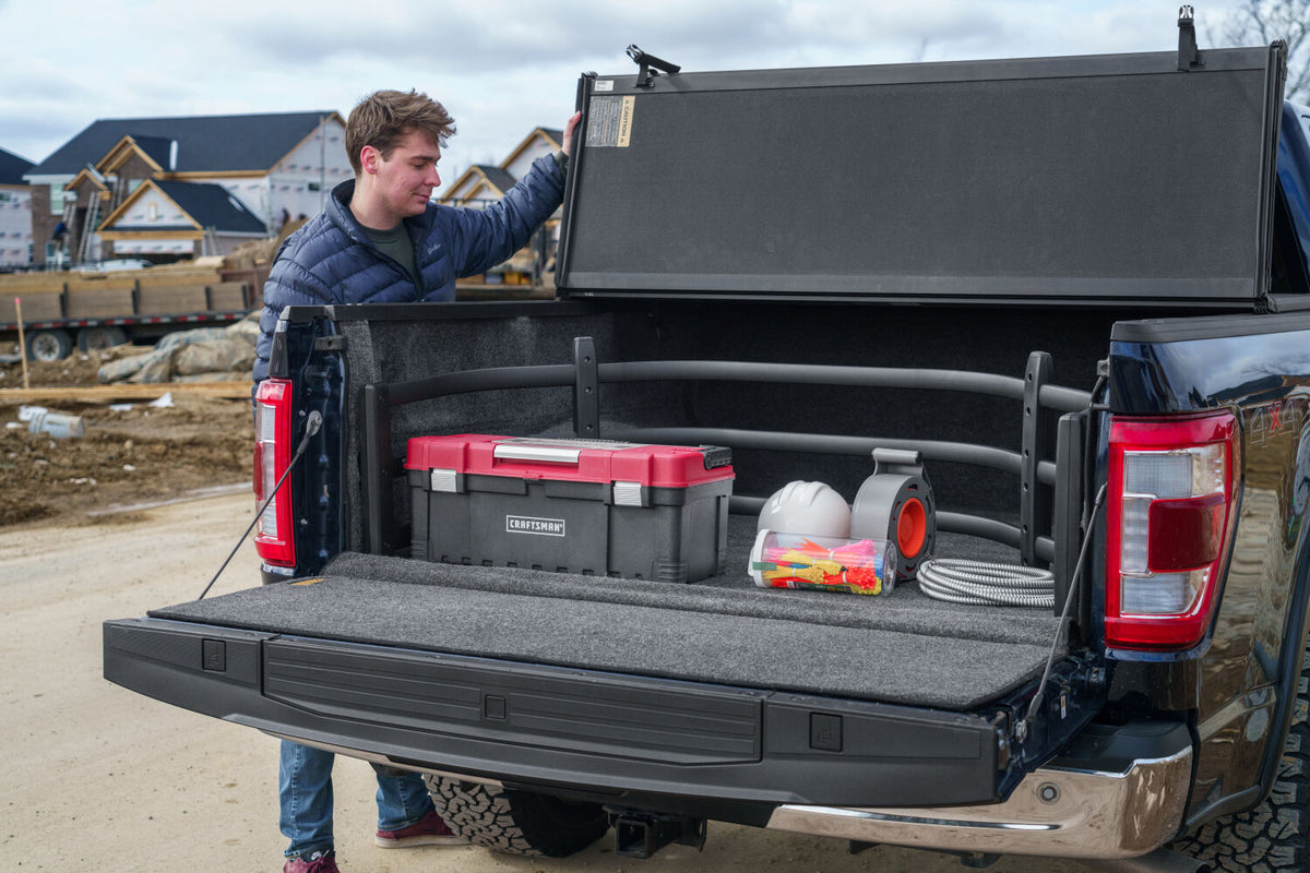AMP Research 04-25 Ford F-150 Bedxtender HD Sport - Black (Optional No-Drill Brkt 74602-01A) - 74803-01A
